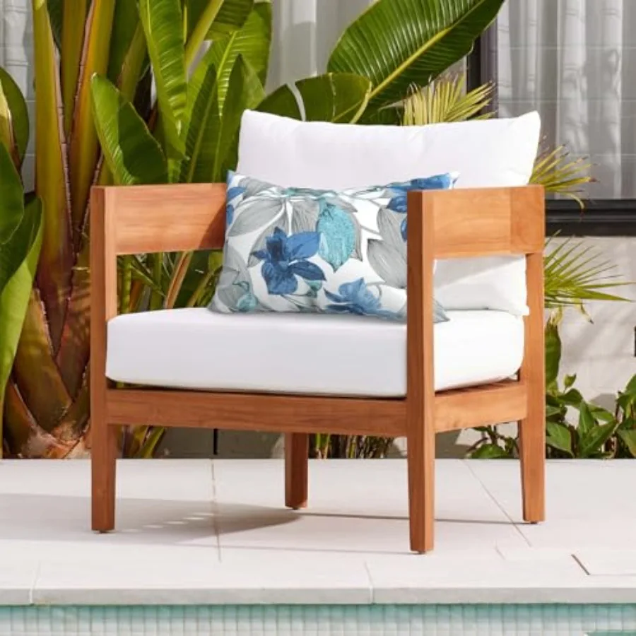 Pack of 2 Waterproof Outdoor Lumbar Pillow serts, Rectangle Decorative Patio Throw Pillow for Home, Sofa, Bench and Patio Furni