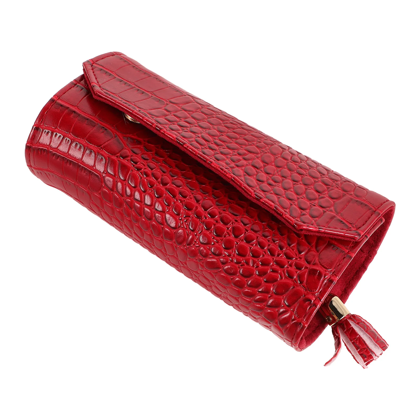 

Рулон органайзера, многофункциональный дорожный чехол, компактный портативный чехол для хранения для женщин, маленькие рулоны для ювелирных изделий, практичный дизайн, легкий вес