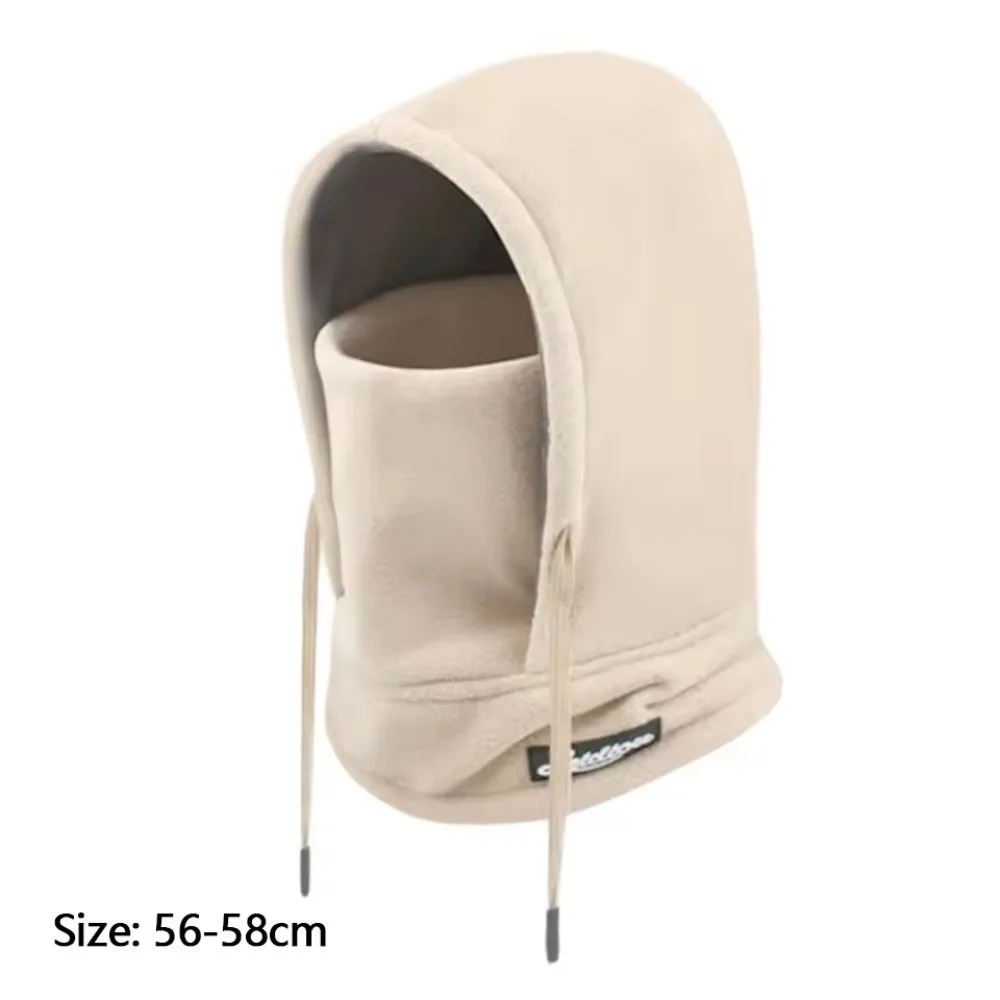 Novo manter quente balaclava chapéu à prova de vento à prova de frio pescoço máscara chapéu 2-em-1 engrossado chapéu quente inverno