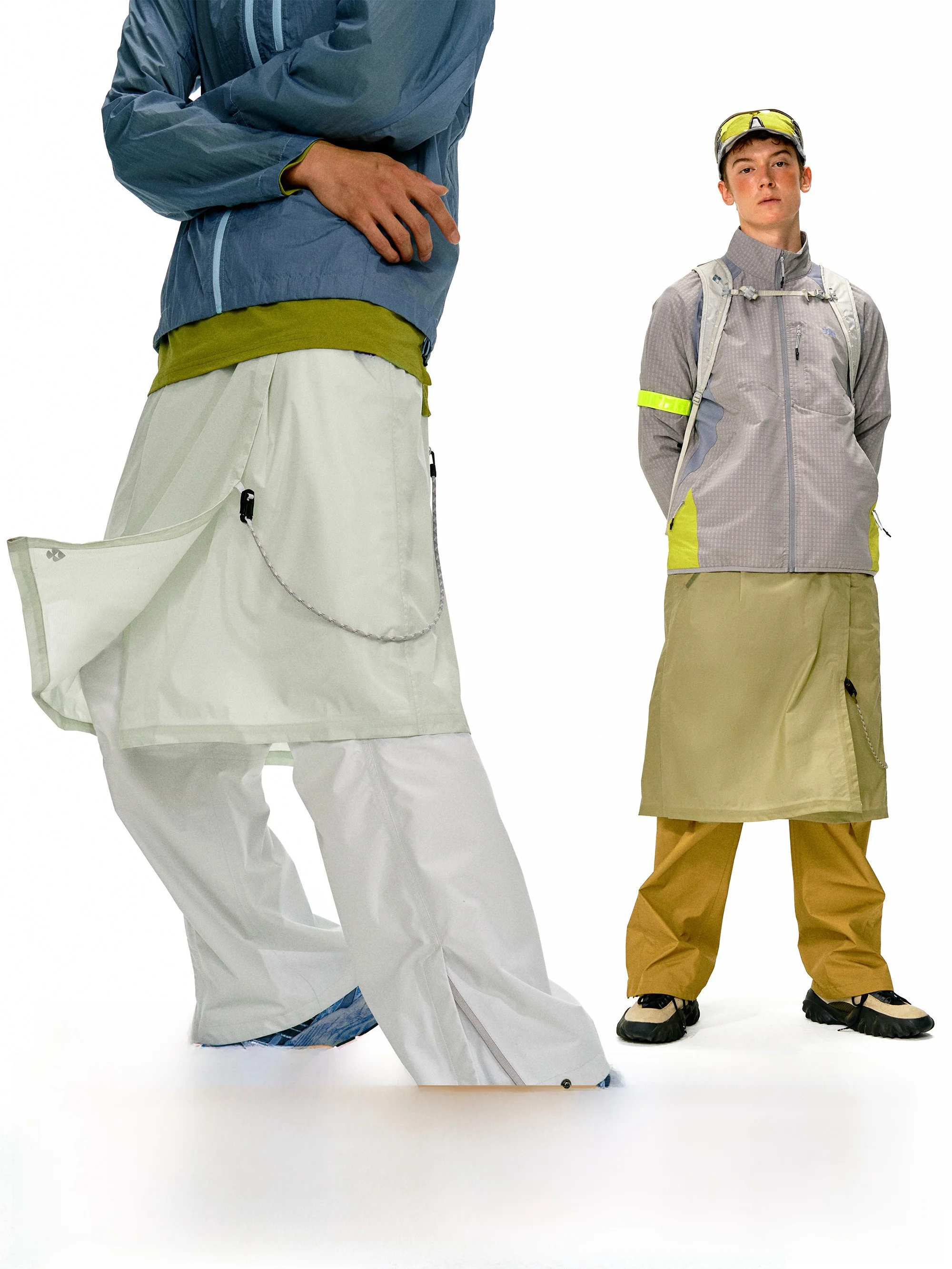 

Outdoor Men's 2L Waterproof Rain Curtain Base Layer One-Piece orts Youthful Vitali Low Waist Five-Quarter Length Travel