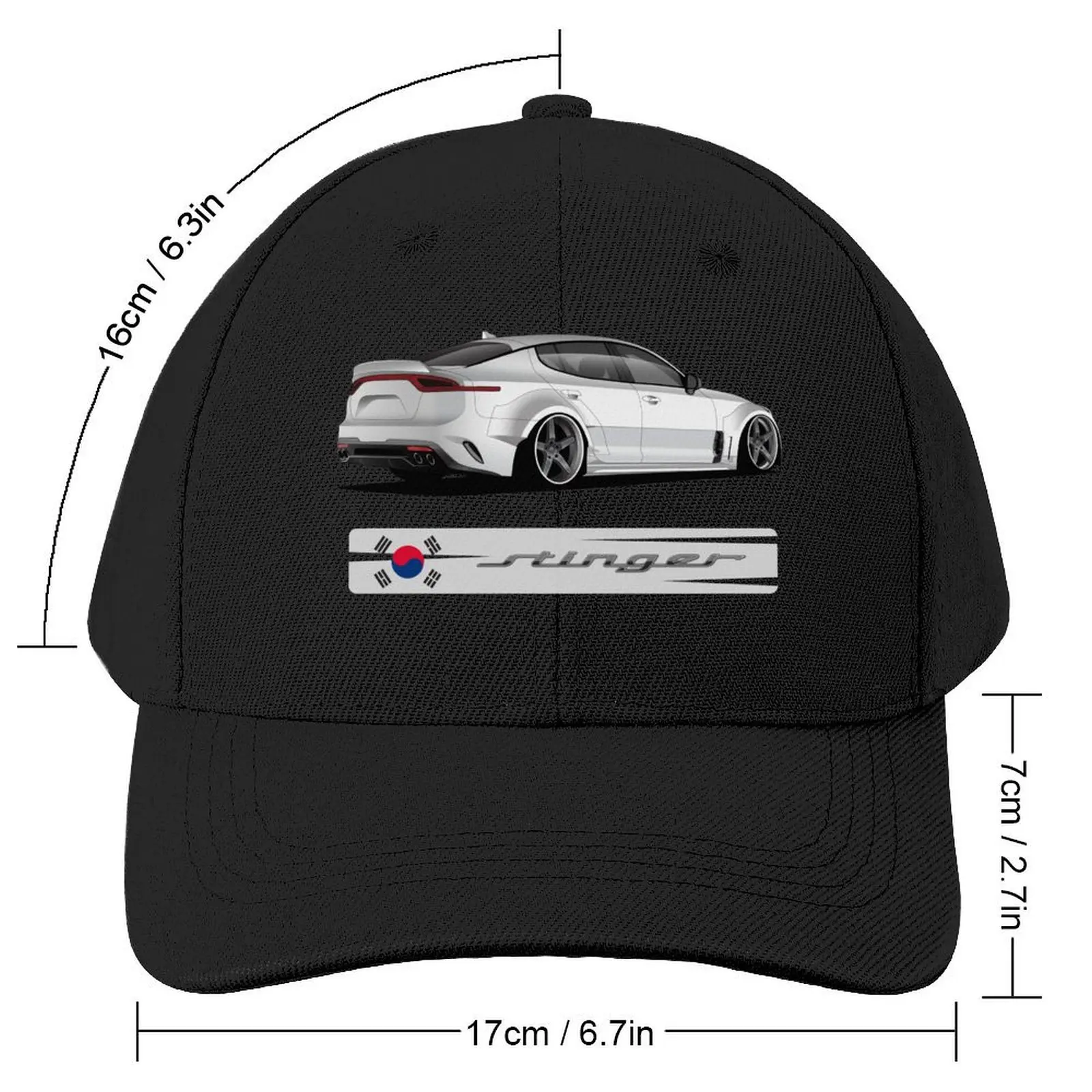 Kia Stinger Widebody Baseball Cap beach hat Beach Bag dad hat Rugby Ladies Men's