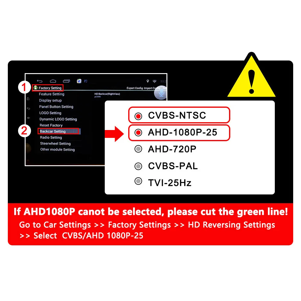 Smartour AHD 1080P Dynamic Trajectory Tracks Rear View Camera Parking Wide Angle HD Night Vision Auto Reverse Backup Camera