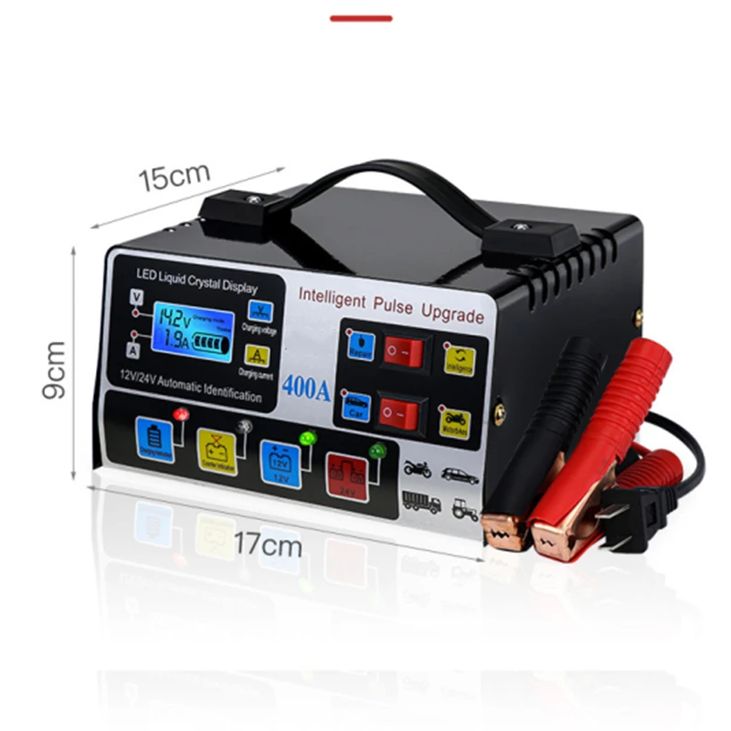 

Auto Battery Charger Motorcycle Intelligent Repair Automatic Battery Lead Acid