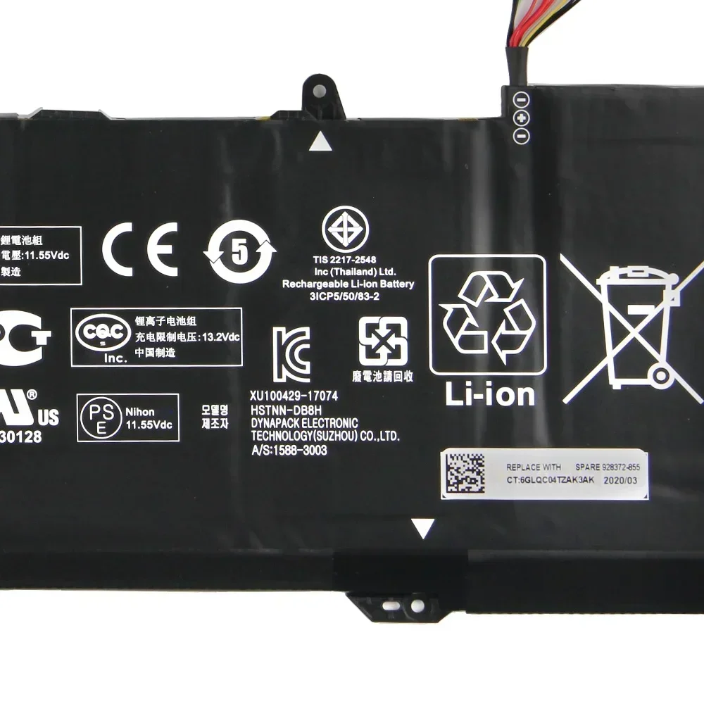 NEW Replacement Battery YB06XL HSTNN-DB8H For HP Spectre x360 15-CH013TX TPN-Q200 84.08Wh