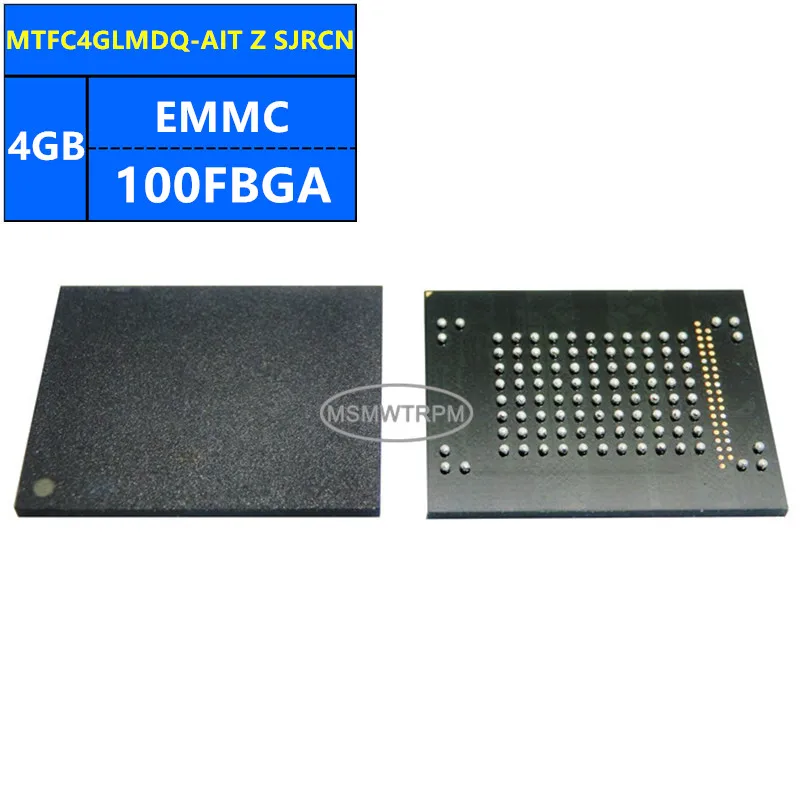 MTFC4GLMDQ-AIT Z SJRCN EMMC 4GB 100FBGA Memory Chip IC Electronic Components New Original