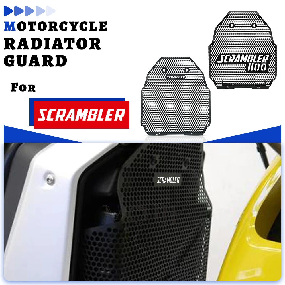 

For Ducati Scrambler 1100 Sport Pro Tribute Urban Motard Dark 2020-2024 Oil Cooler Guard Engine Guard Radiator Grill Guard Cover