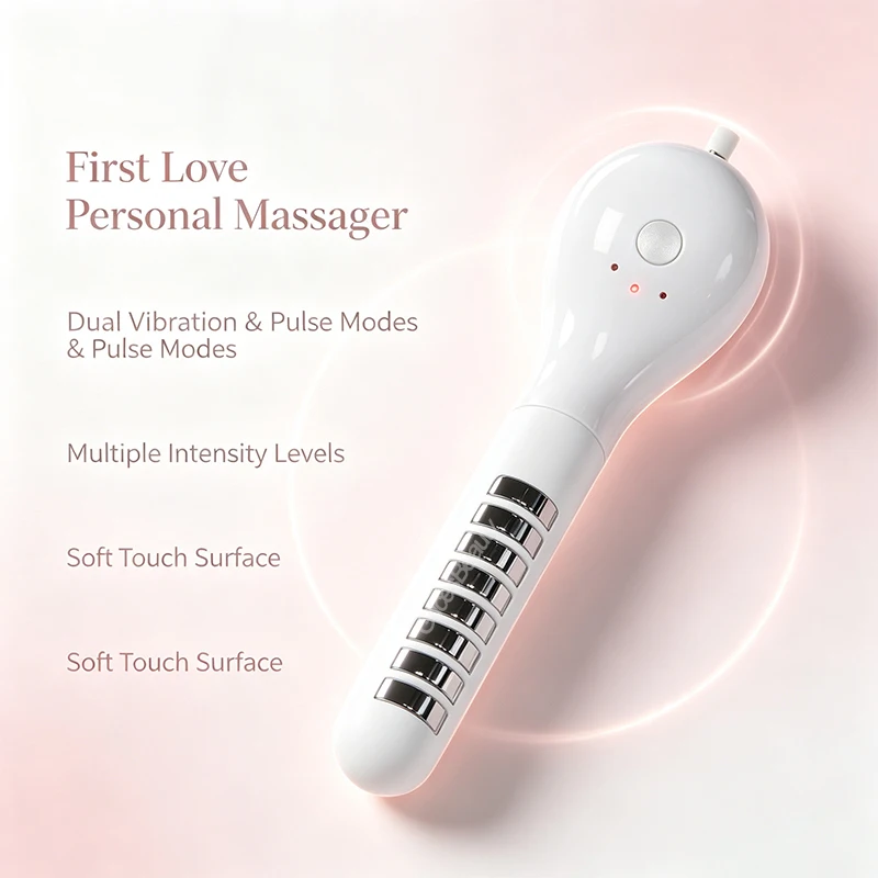 Adult Private Massager Low Medium Frequency Pulse Vibration LED Light Indicator Discreet Portable Silicone Intimate Relax Toy