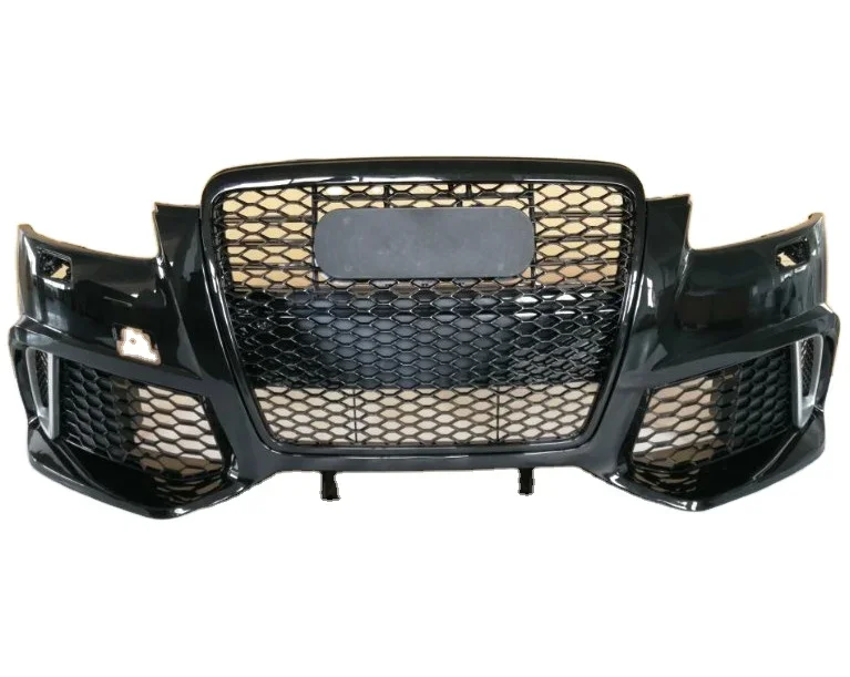 

Aftermarket Body Kits For 2005~2011 fit Audi A6 C6 RS6 Look Front Bumper With Black Grille