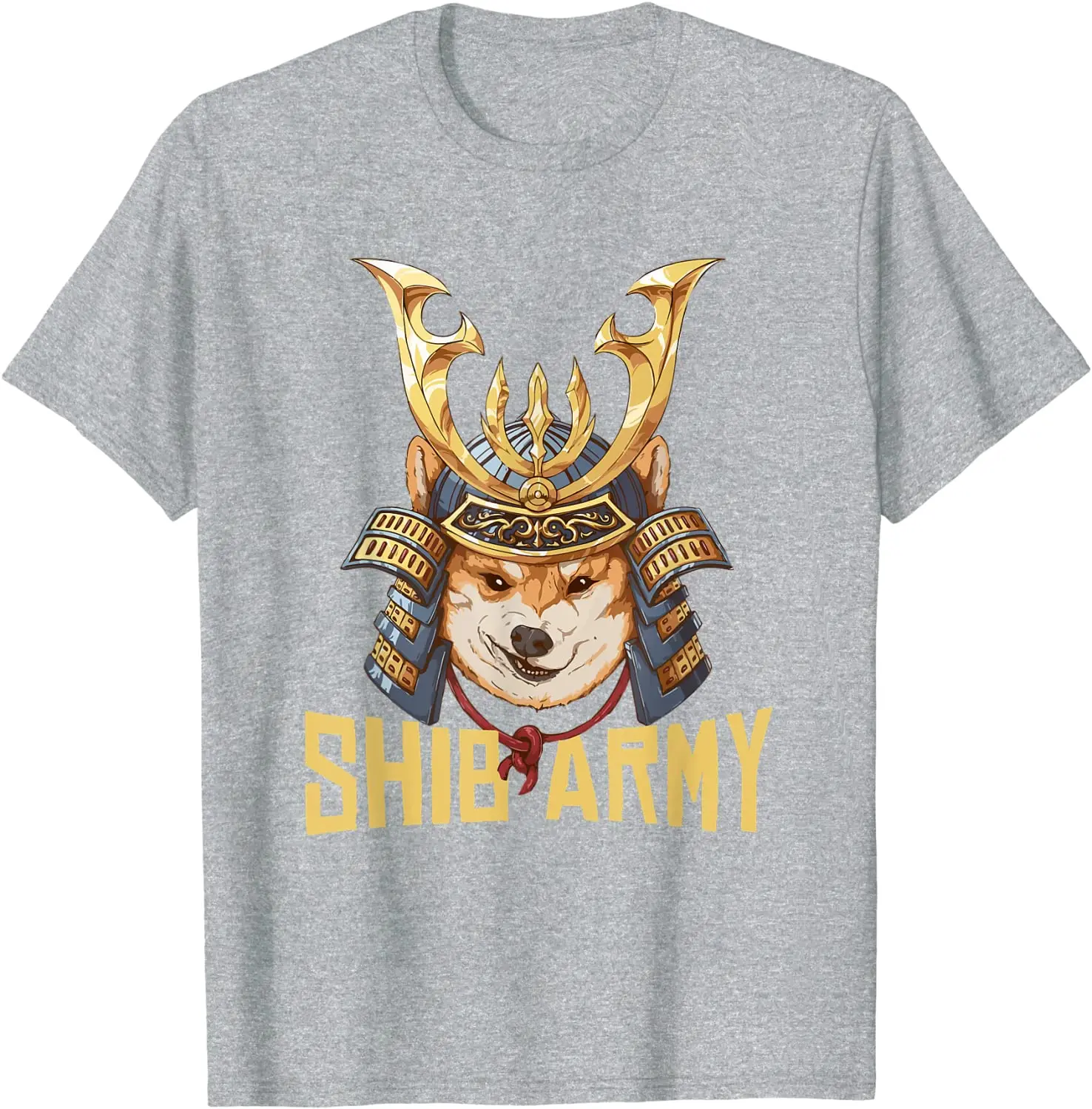 Shib Army Crypto Samurai Shiba Inu Dog Lover T-Shirt. Premium Cotton Short Sleeve O-Neck Mens T Shirt New S-3XL