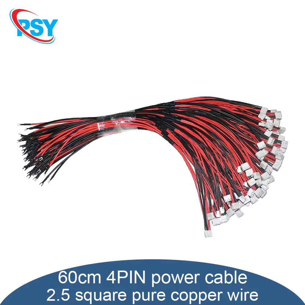 

10pcs/lot LED 60cm Power Cord Application Indoor And Outdoor LED Matrix Module Display Receiving Card 5V Pure Copper Accessories