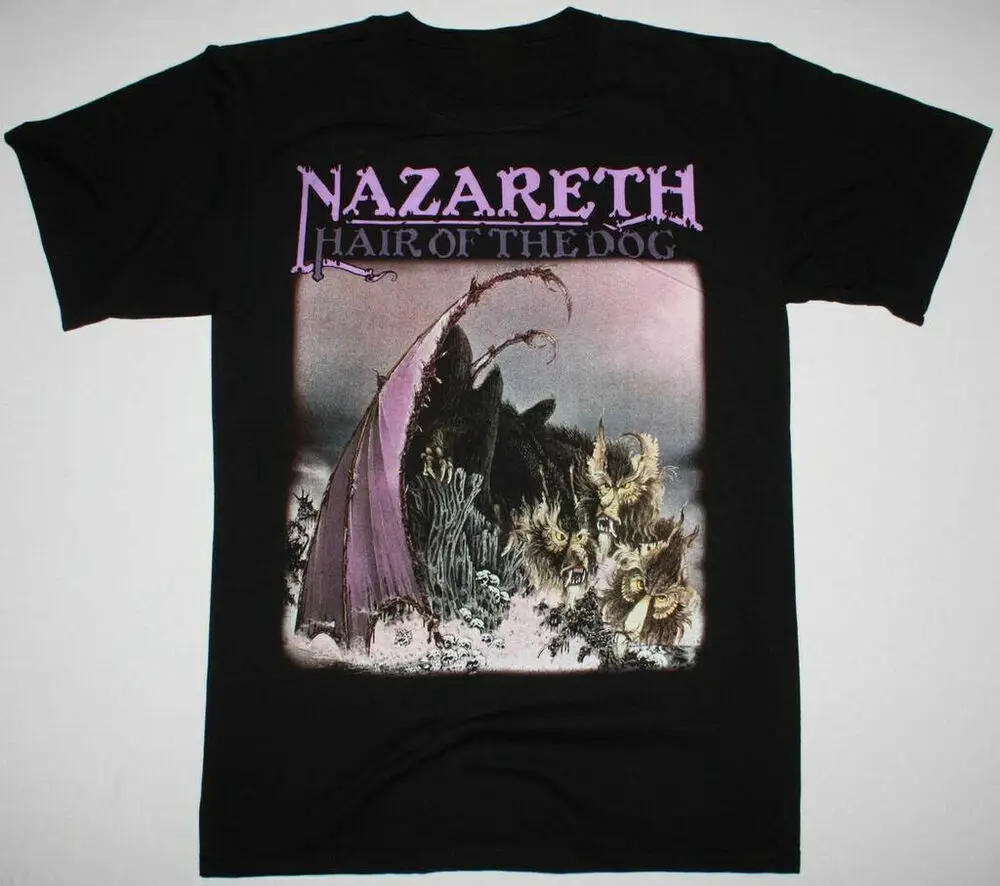 

Nazareth Hair of the Dog men T-shirt Black Cotton All Sizes