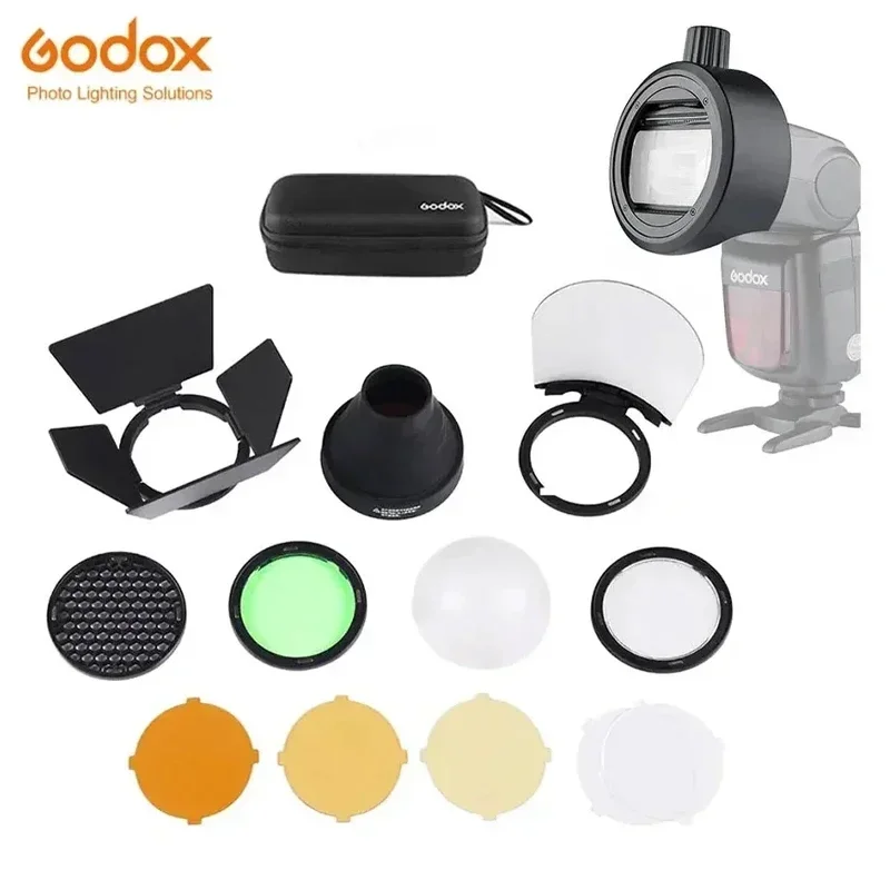 

Gx Magnetic Round Head Flash Accessory For Godox AK-R1 Kit Mini Photography Replacement Parts For Godox H200R v1 flash