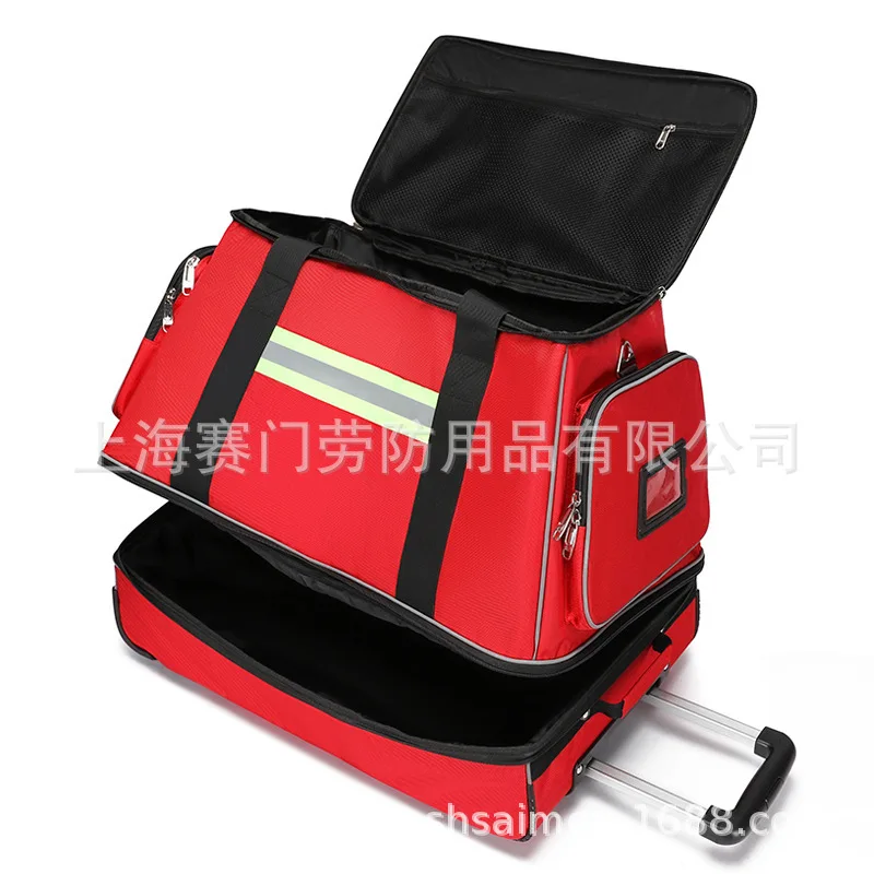 Firefighter personal equipment carrying bag, fire fighting equipment bag, equipment box, carrying box, emergency rescue box