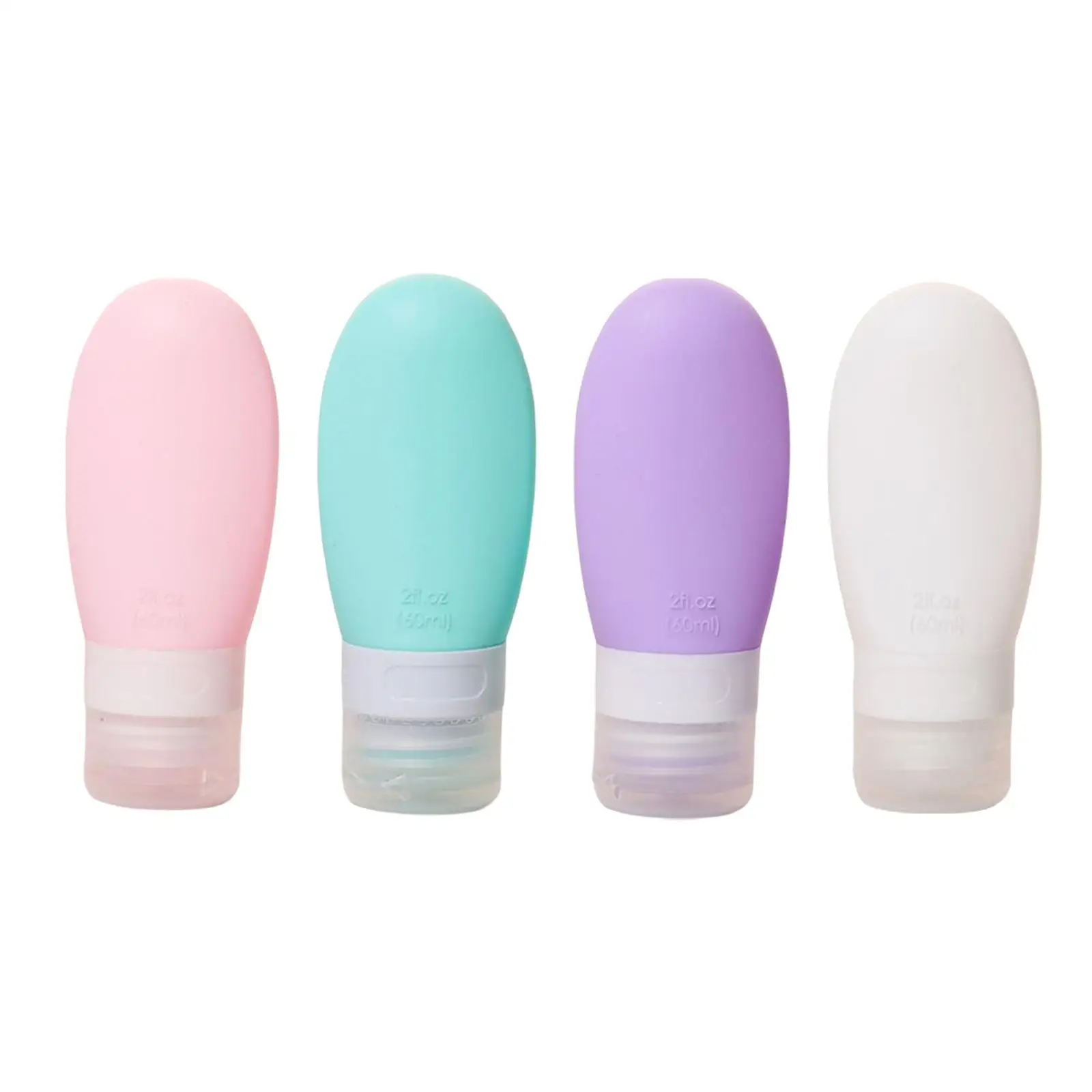 Silicone Travel Bottle Portable Traveling Size for Soap Perfume Conditioner