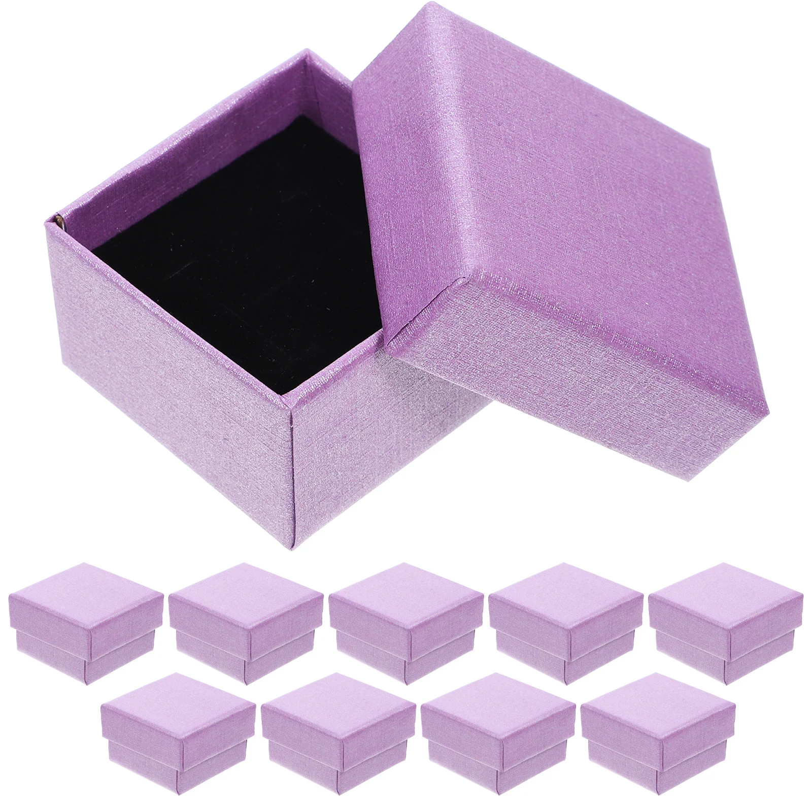 

10pcs Jewelry Packaging Boxes Small Gift Box For Necklace Earrings Rings Jewelry Gift Case Bulk Storage Display Home Decor