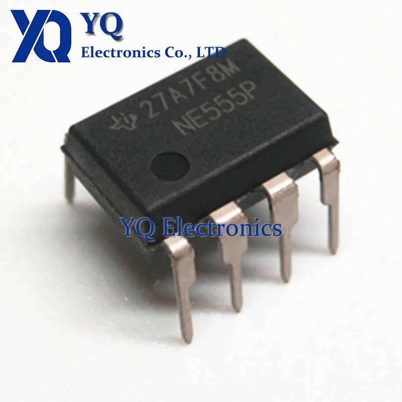 10PCS/lot New OriginaI NE555P chip single high-precision timer chip DIP-8