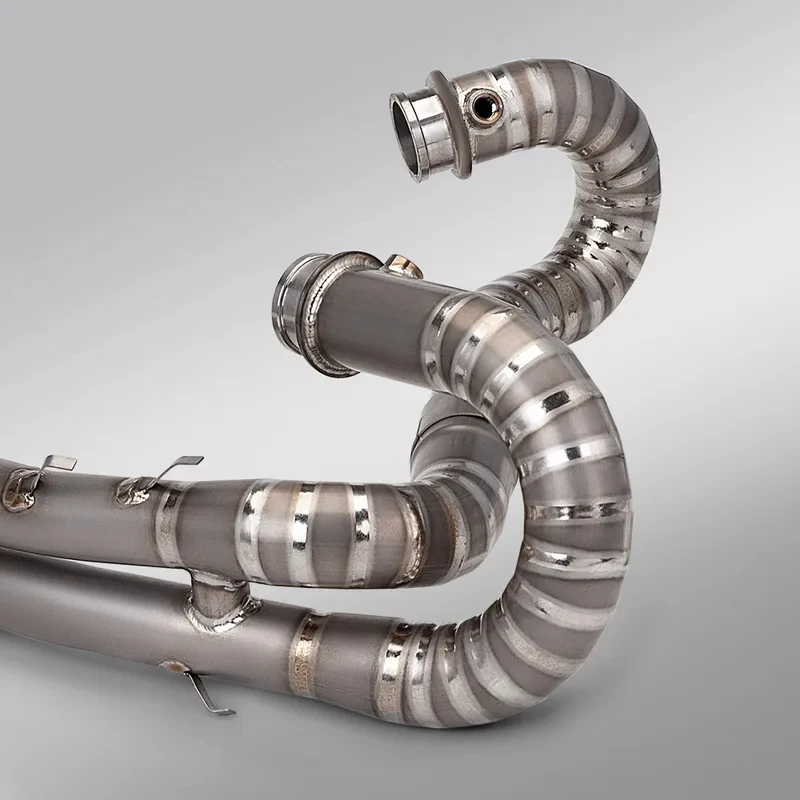 High Quality Full Titanium Alloy Exhaust System Straight Front Pipe For 1200XE 1200 2019-2023
