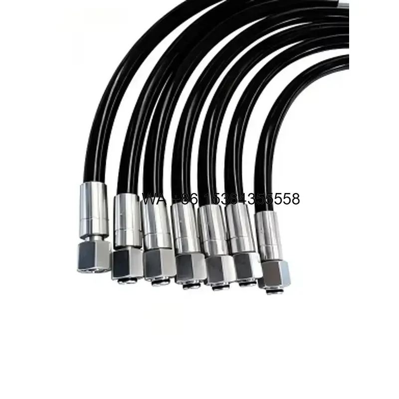Wmwmnu High Pressure Hydraulic Hoses Polyurethane Nylon Hose for -40 to 80 Degrees Celsius Temperature Resistance Industrial