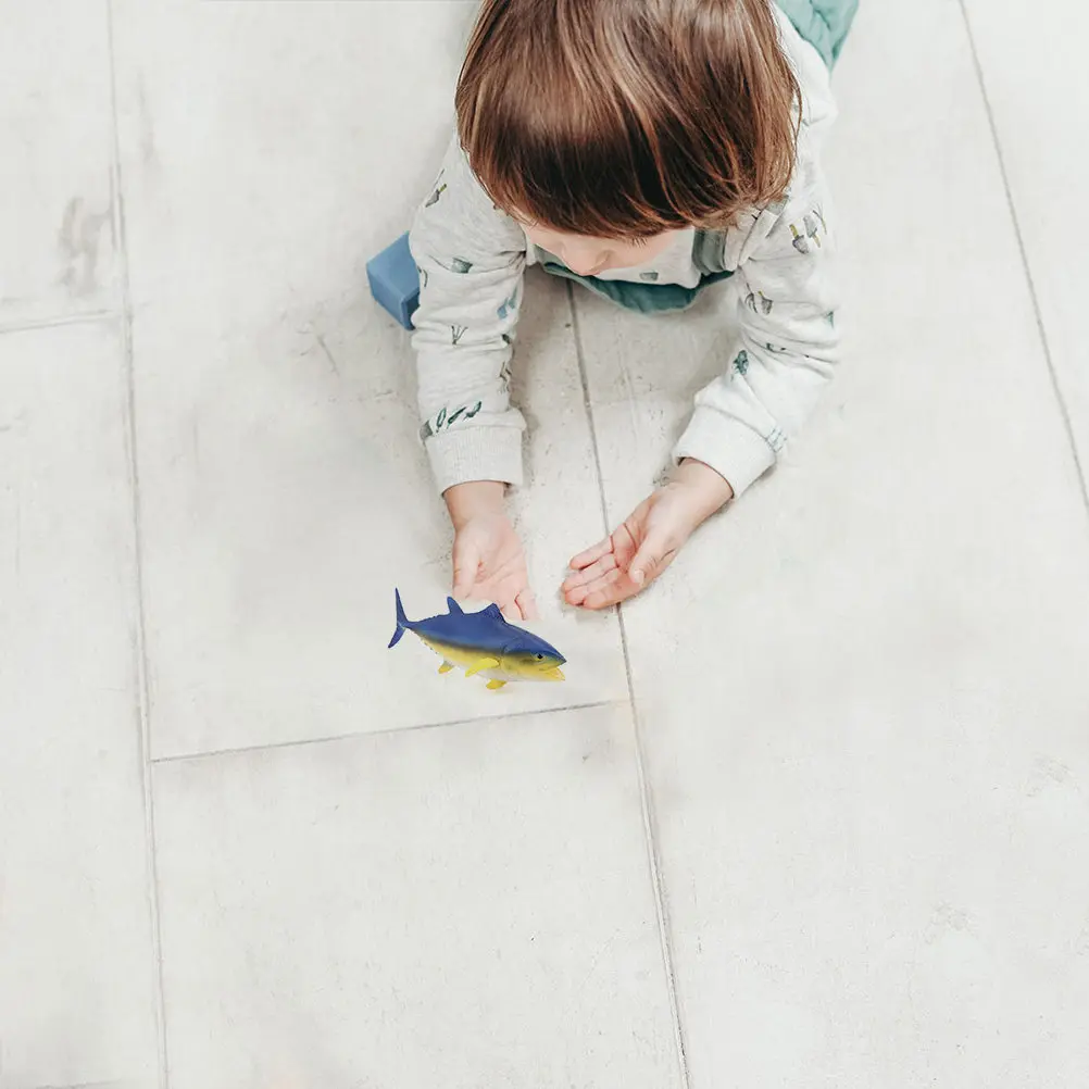 

Детализированная фигурка рыбы, красивая декоративная рыбка, украшение для детской игровой комнаты, обучающий сувенир, детский аксессуар