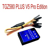 TGZ580 V5 Gyro 3-Axis Gyroscope Flybarless 4.5 ~ 10V W USB2SYS Smart Voor T-Rex 250-800 Align Trex RC Helicopter
