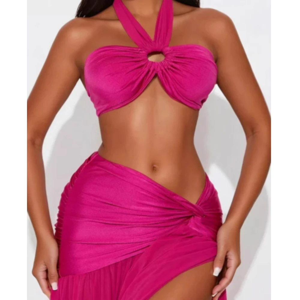 European and American Strap Summer Sexy Hot Girl Pure Desire Ins Solid Color Slim Strap Dress Y2k Hot Lady Minority cross design