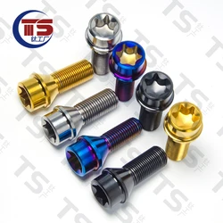 TS 1 lot=20pcs Titanium Alloy Automotive Wheel Titanium Alloy Modified Screws M12X28X1.5/1.25mm/M14X28X1.25/1.5mm Hub Screws