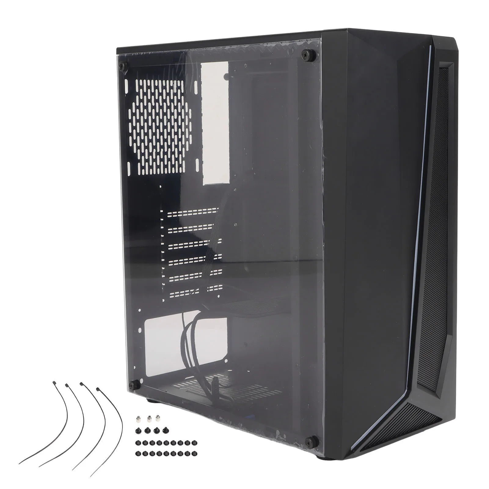 Gaming PC Desktop Computer Transparent Design Beautiful Appearance Desktop Chassis Good Heat Dissipation for Home for