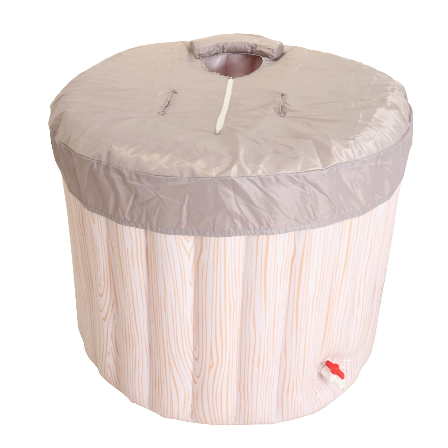 

OHO New Arrival Ice Bath Tub Automatic Inflatable Portable Foldable PVC Bathtub 80x75cm 120-180L Capacity For 1 Person Adult Use