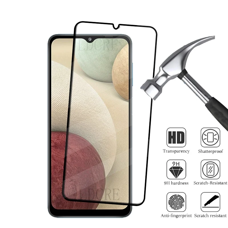 4Pcs For Samsung A12 Glass Samsung Galaxy A12 Tempered Glass 9H Protective Full Cover Glue For Screen Protector Samsung A12 A 12 - Image 2