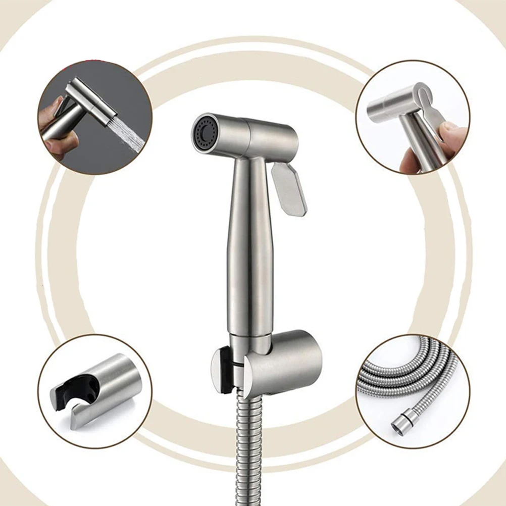 

Toilet Flushing Spray Gun Bidet Sprayer Washing Nozzle Accessories Women Easy Install Durable Safe Practical