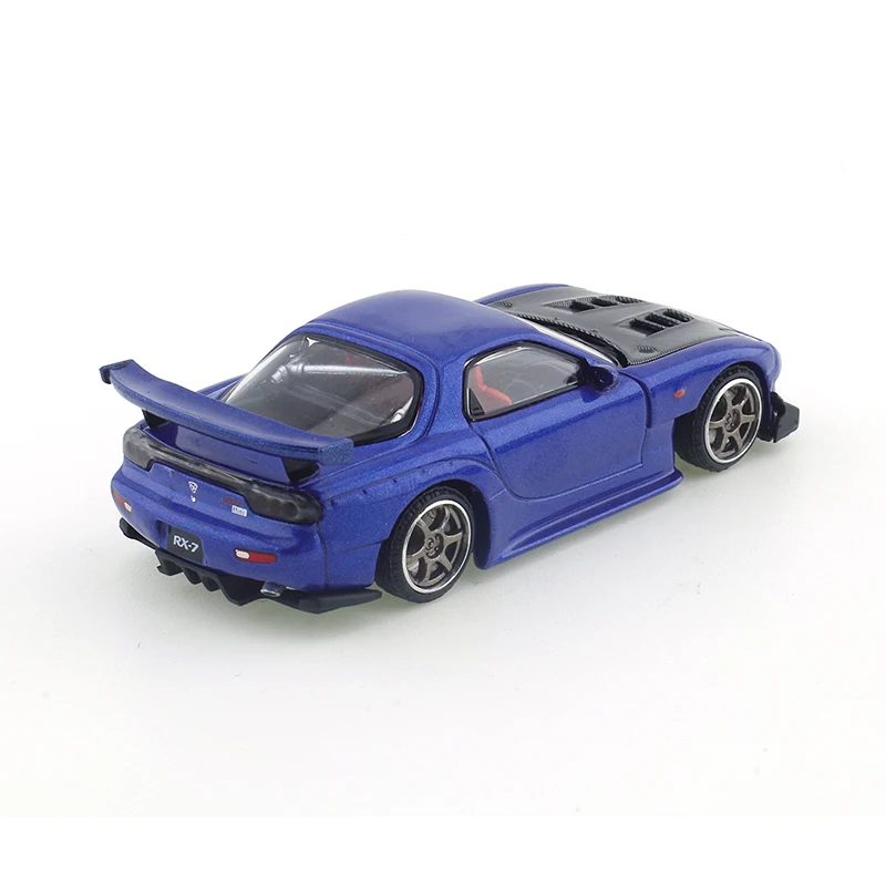 XCARTOYS POP RACE 1/64 Mazda RX7FD Rain Palace-Metallic Blue CarsโลหะผสมDiecastโลหะรุ่นเด็กXmasของขวัญของเล่นสําหรับชาย