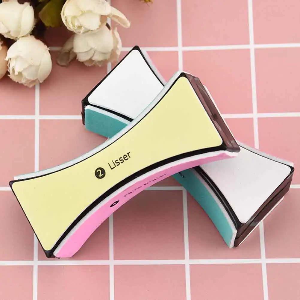

10Pcs Nail Files for Women Four Sided Plastic Manicure Tools Set for Natural False Nails Shaping Smoothing Salon Use