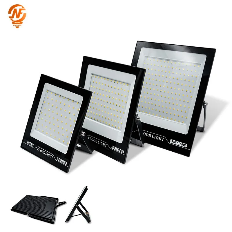 

LED Flood Light 10W 20W 30W 50W 100W AC 220V Reflector Spotlight Street Light Wall Lamp IP67 Waterproof Outdoor Garden Lighting