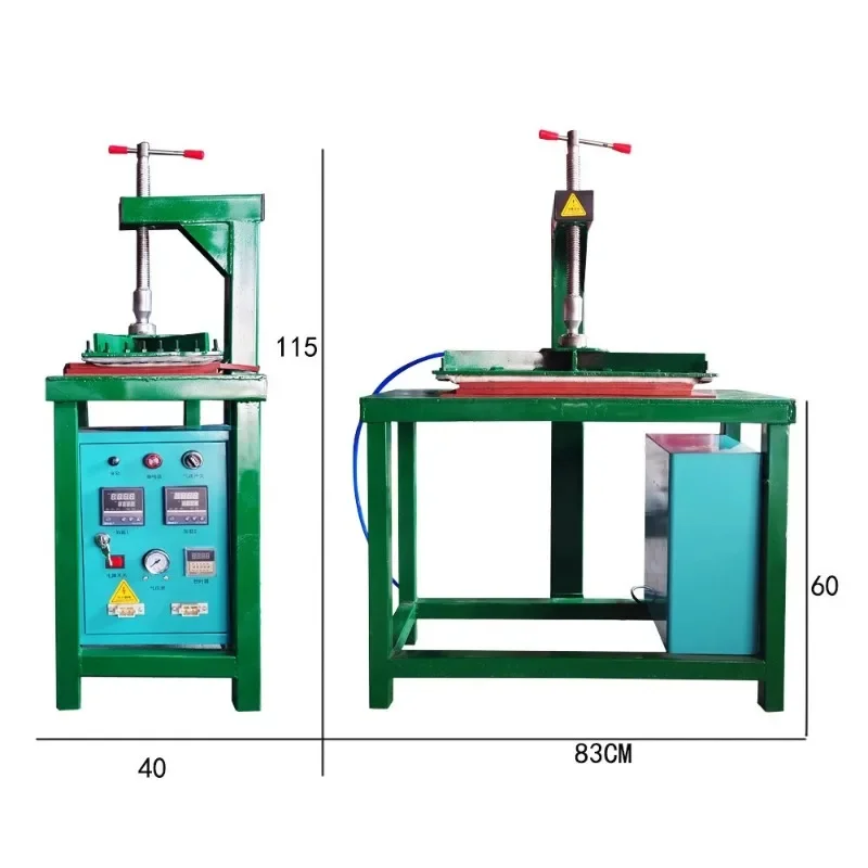 Large rubber tire vulcanizer airbag type, rubber patch production equipment