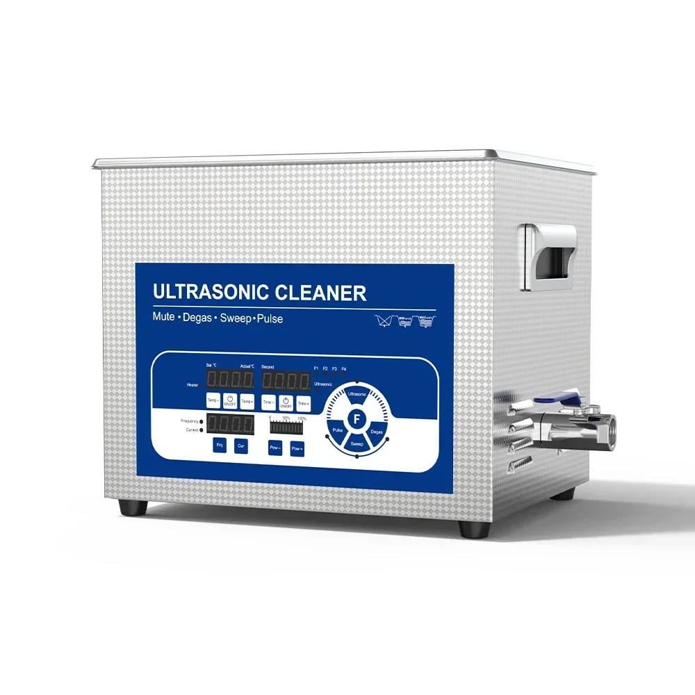 Mute Low Noise Ultrasonic Cleaners Portable Ultrasonic Cleaning With Digital Timer Heater Adjustable Degas and Semiwave