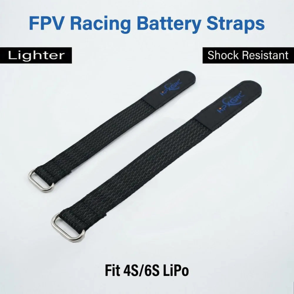 HPXGRC 20x310mm 16x260mm Adjustable Battery Strap Non-slip for FPV Freestyle Drone Quadcopter Parts