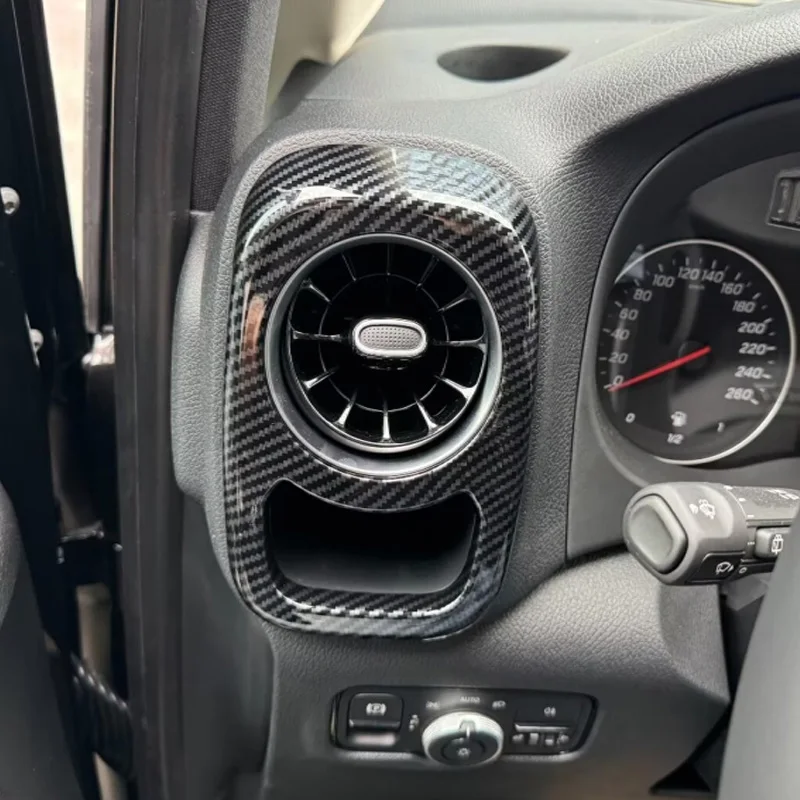 

For Mercedes Benz Vito 2024 2025 ABS front dashboard Side Air Conditions outlet Cover left right AC Vent cover Frame Accessories