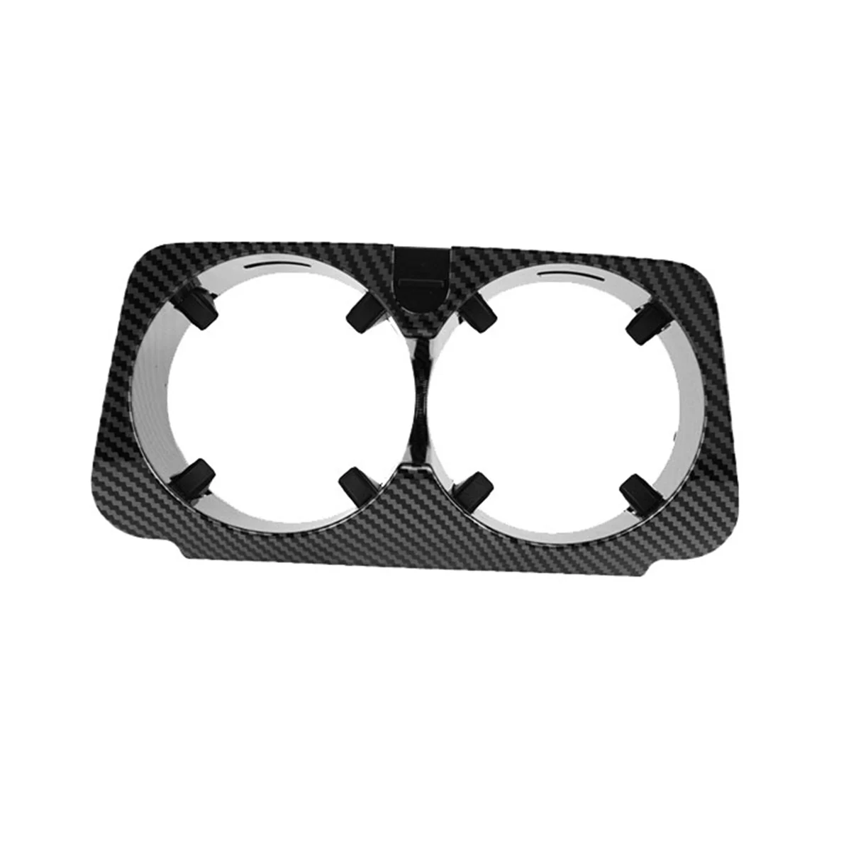 Car Carbon Fiber Center Console Insert Drinks Cup Holder for Mercedes Benz W205 W213 Car Interior Accessories 2056800691