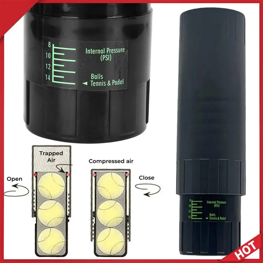

Tennis Ball Pressure Maintain Repair Container Tennis Ball Saver Storage Jar for Tennis Ball Shape Restore Bounce Ball Protect