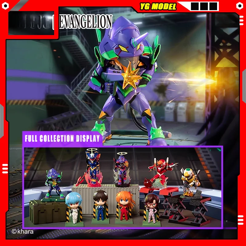 

EVA Genuine Action Figures Model Eva-01awaken Eva-00 Q-version Figure Model Mech QMSV MINI Dall Birthday Present Original