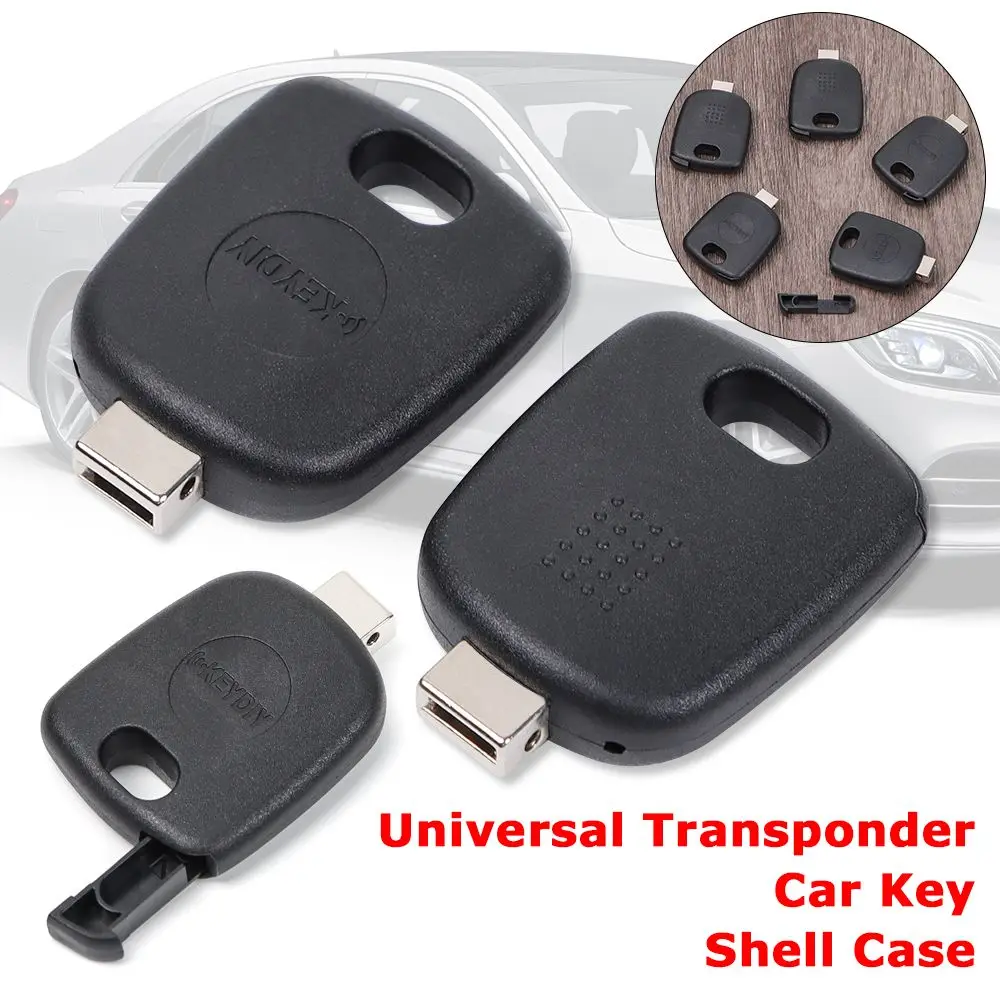 

Accessories Auto Blades Head with Chip Holder Car Key Shell DIY Case Universal Transponder