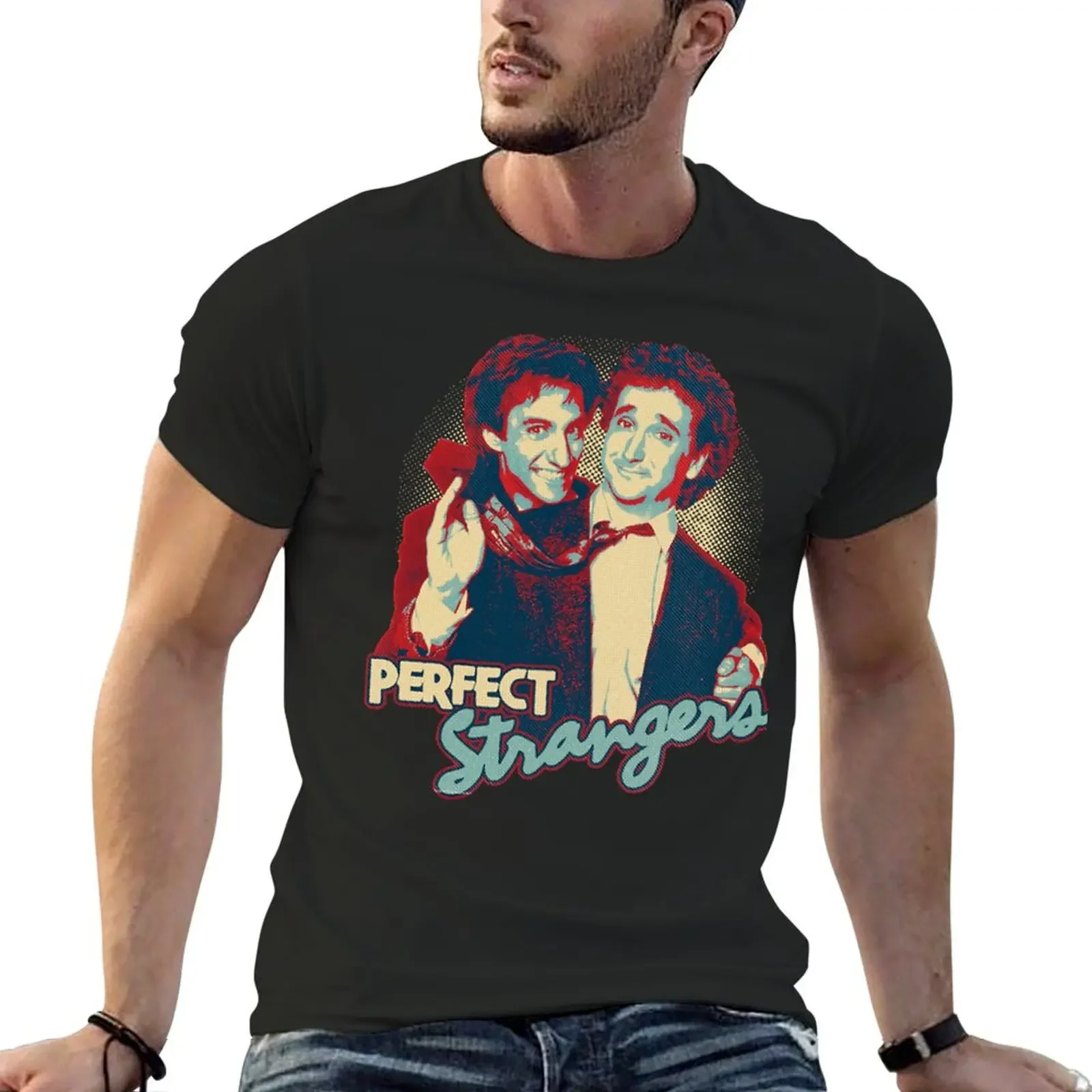 TV SHOW PERFECT STRANGERS POPRETRO T-Shirt blacks tops cheap stuff Blouse sweat shirts, men