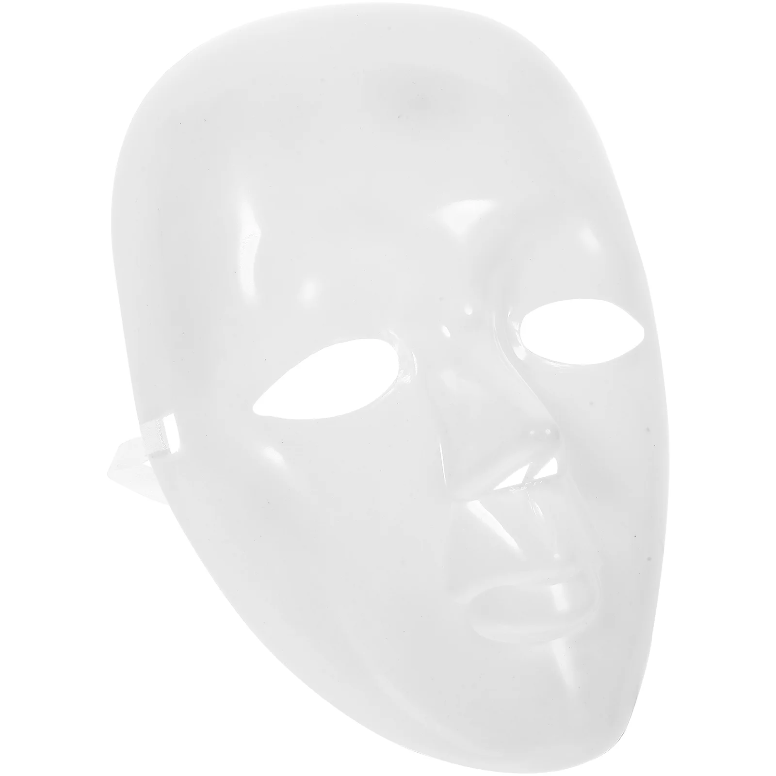 Mask Face White to Decorate Masquerade Props Supplies Circus Photo Booth Men's Paper for Women