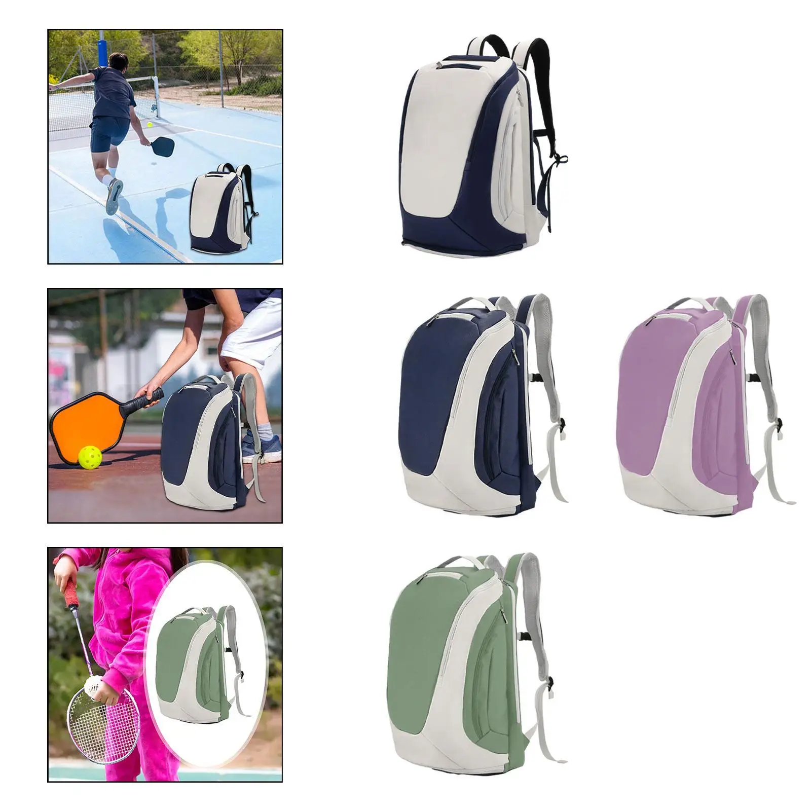 

Рюкзак для бадминтона, сумка для теннисных ракеток, уличная спортивная сумка для женщин и мужчин, большая ракетка