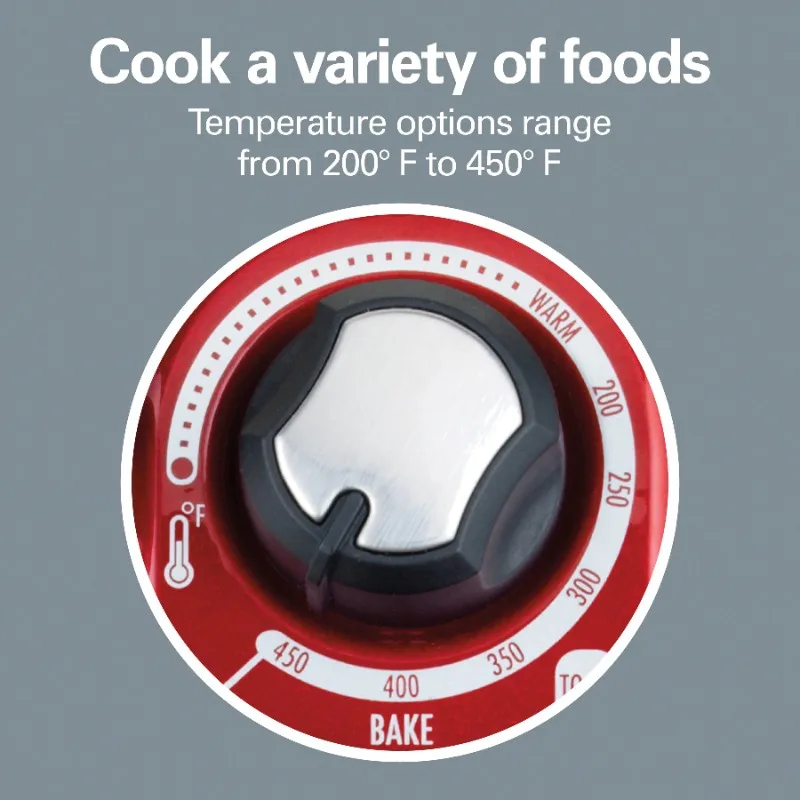 Hamilton Beach 4 Slice Toaster Oven, with 5 Versatile Cooking Modes