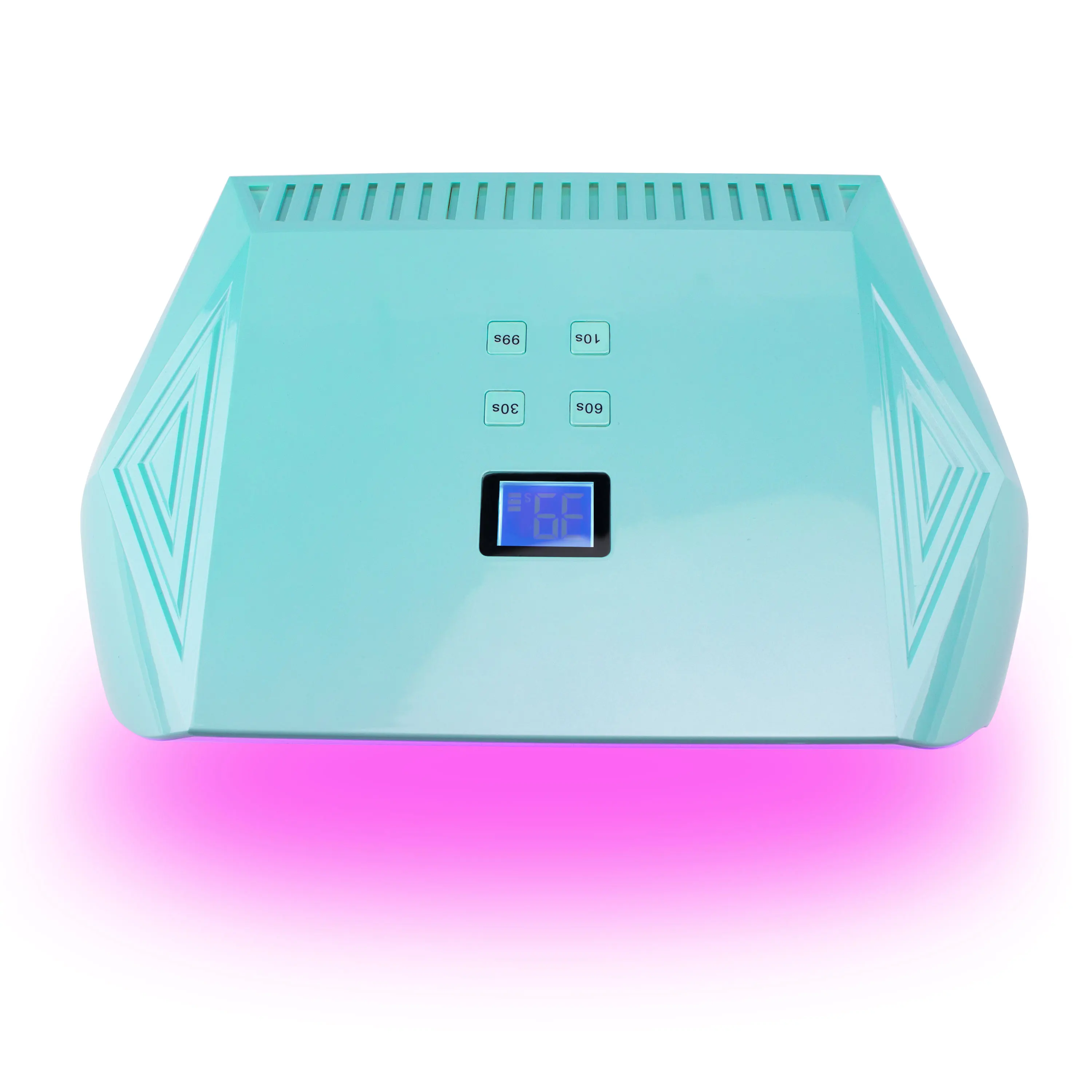 Zz 2025 New Arrival High Power 128w Portable Rechargeable Pro Cure Uv Led Nail Lamp Dryer Cordless