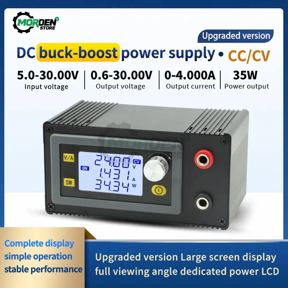 DC DC Buck Boost Converter SK35W/80W CC CV 0.6-30V 4A 5V 6V 12V 24V Power Module Adjustable Regulated  Laboratory Power Suppl