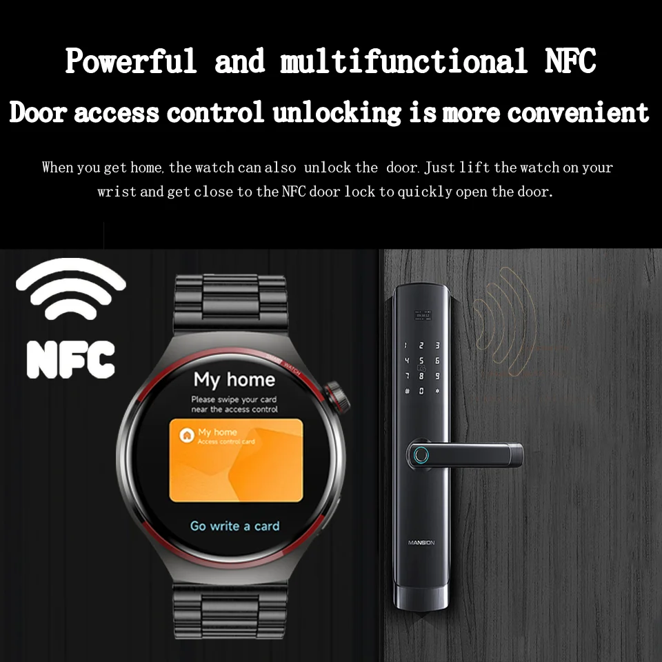 Nowy zegarek 4 Pro Space Exploration Edition GPS Smart Watches Men AMOLED Bluetooth Call NFC IP68 Waterproof Watch Smartwatch Woman