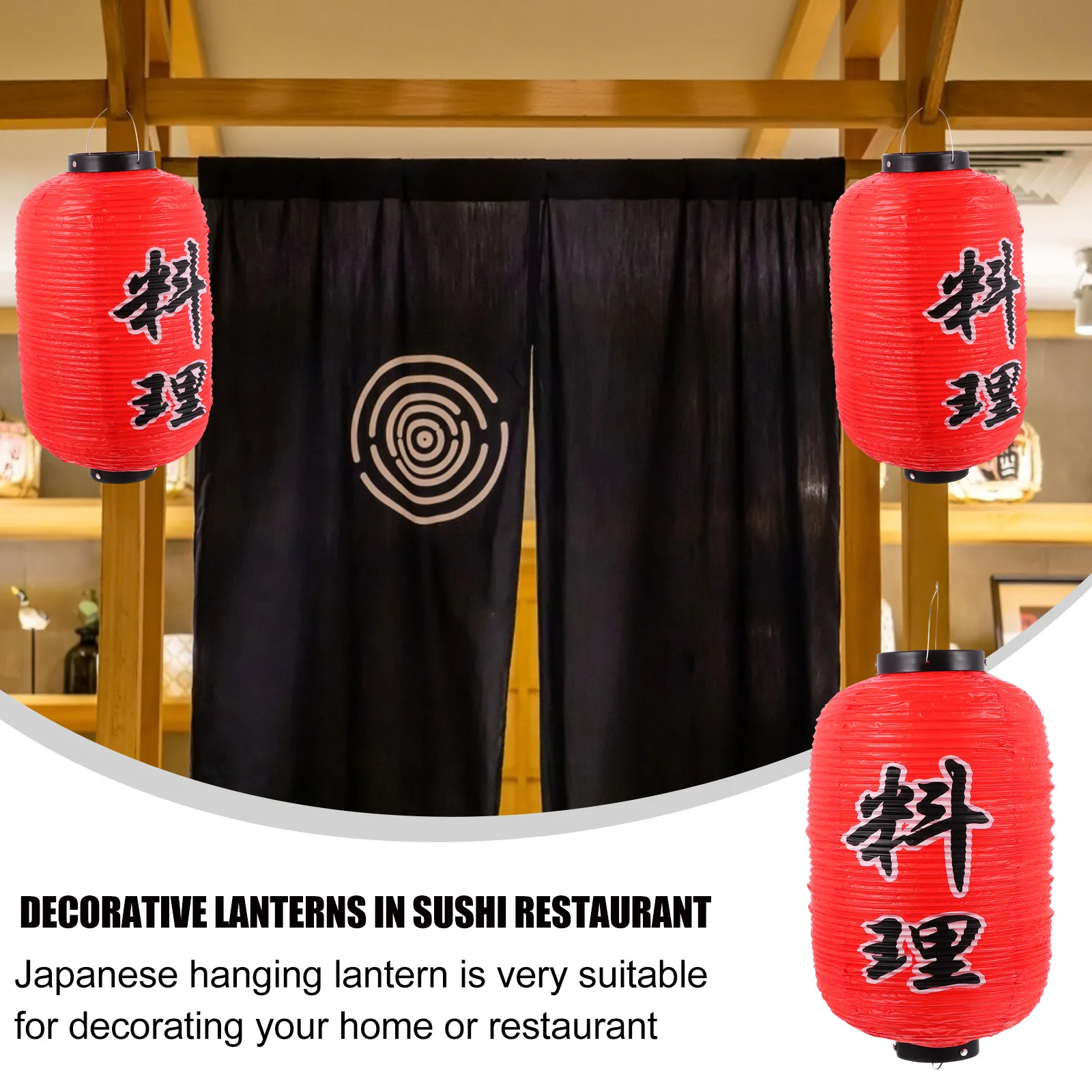 

Waterproof Lantern Bedside Lamp Sushi Restaurant Decoration Asian Lanterns Delicate