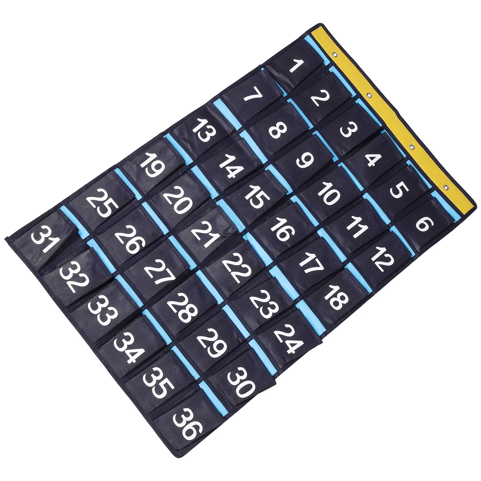 Numbered Pocket Chart Classroom Phone Storage Bag Office Sundries Closet Phones